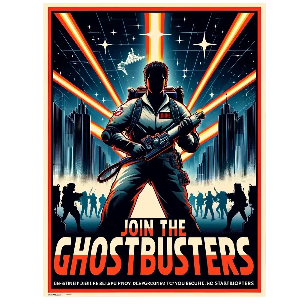 Join the Ghostbusters poster