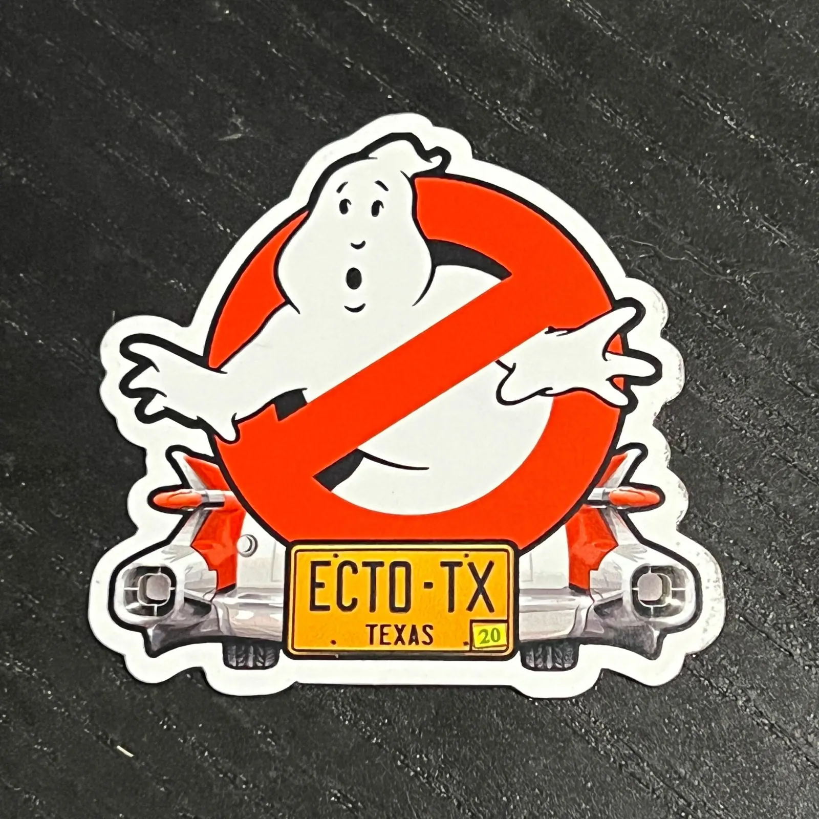 2 inch EctoTX logo magnet