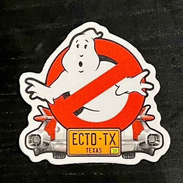 2.5 inch EctoTX logo sticker