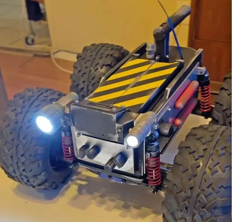 Our finished RTV with its lights on
